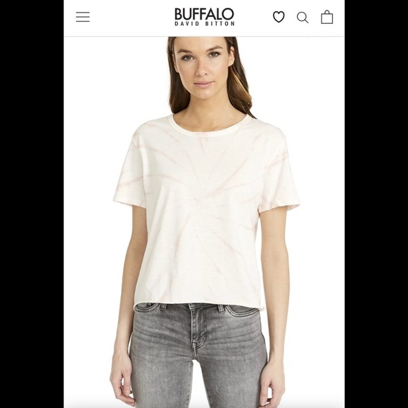 Buffalo David Bitton Tops - 🍑 Buffalo | Peach Swirl Short Sleeve
